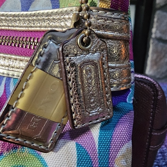 Coach - Poppy Multi-color small bag - Picture 4 of 6